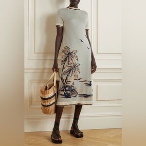 Zimmermann Tropicana midi knit dress